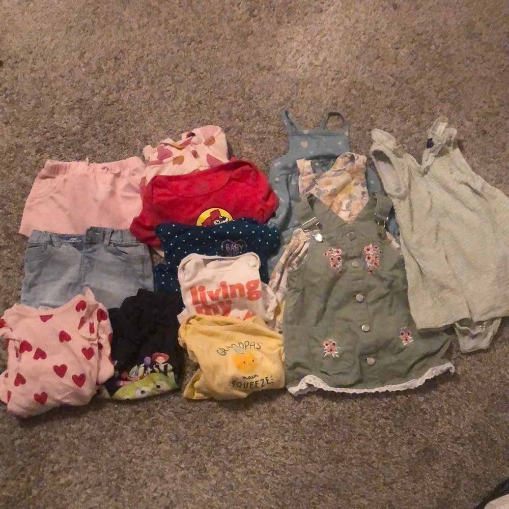 Various sizes from 12 months to 24 months. Gently used.